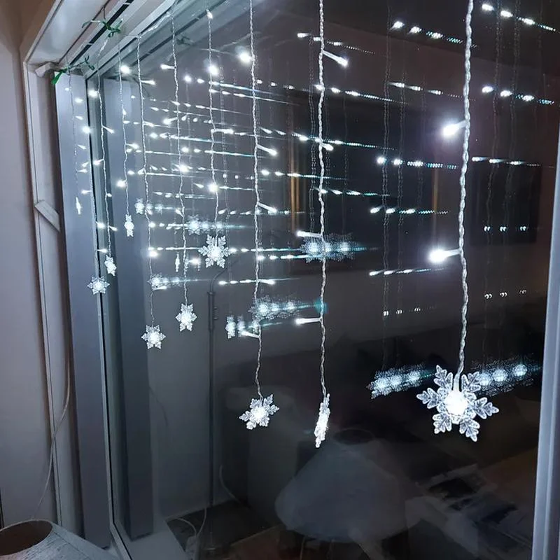 Curtain_Snowflake_LED_String_Lights_-_-_tag1_-4195271 Curtain Snowflake LED String Lights - - #tag1#