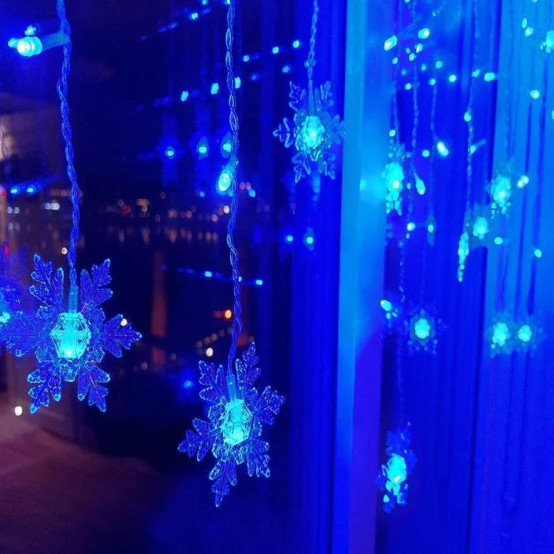 Curtain_Snowflake_LED_String_Lights_-_-_tag1_-4195276 Curtain Snowflake LED String Lights - - #tag1#
