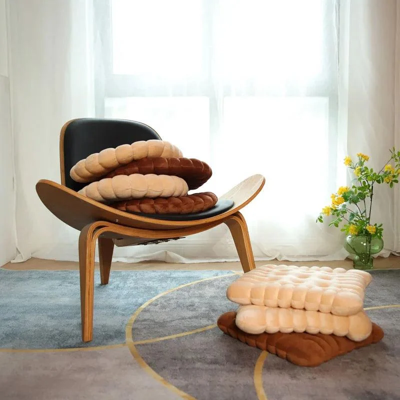 Cushion - Soft Plush - Biscuit Cushion - Japanese Tatami Style -  - #tag1#