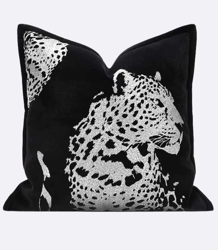 Cushion_Cover_Velvet_Leopard_Embroidery_Black_-_-_tag1_-4189462 Cushion Cover Velvet Leopard Embroidery Black - - #tag1#