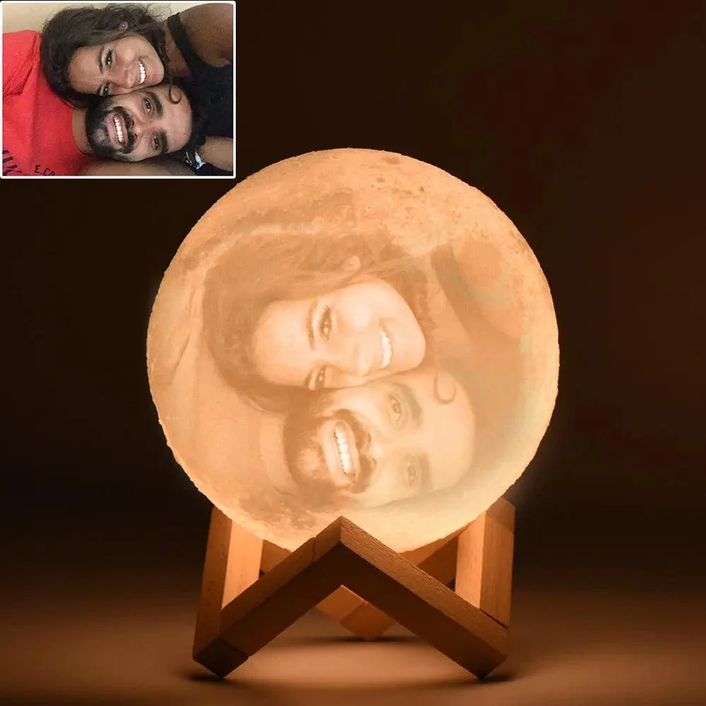Custom Photo Moon Lamp -