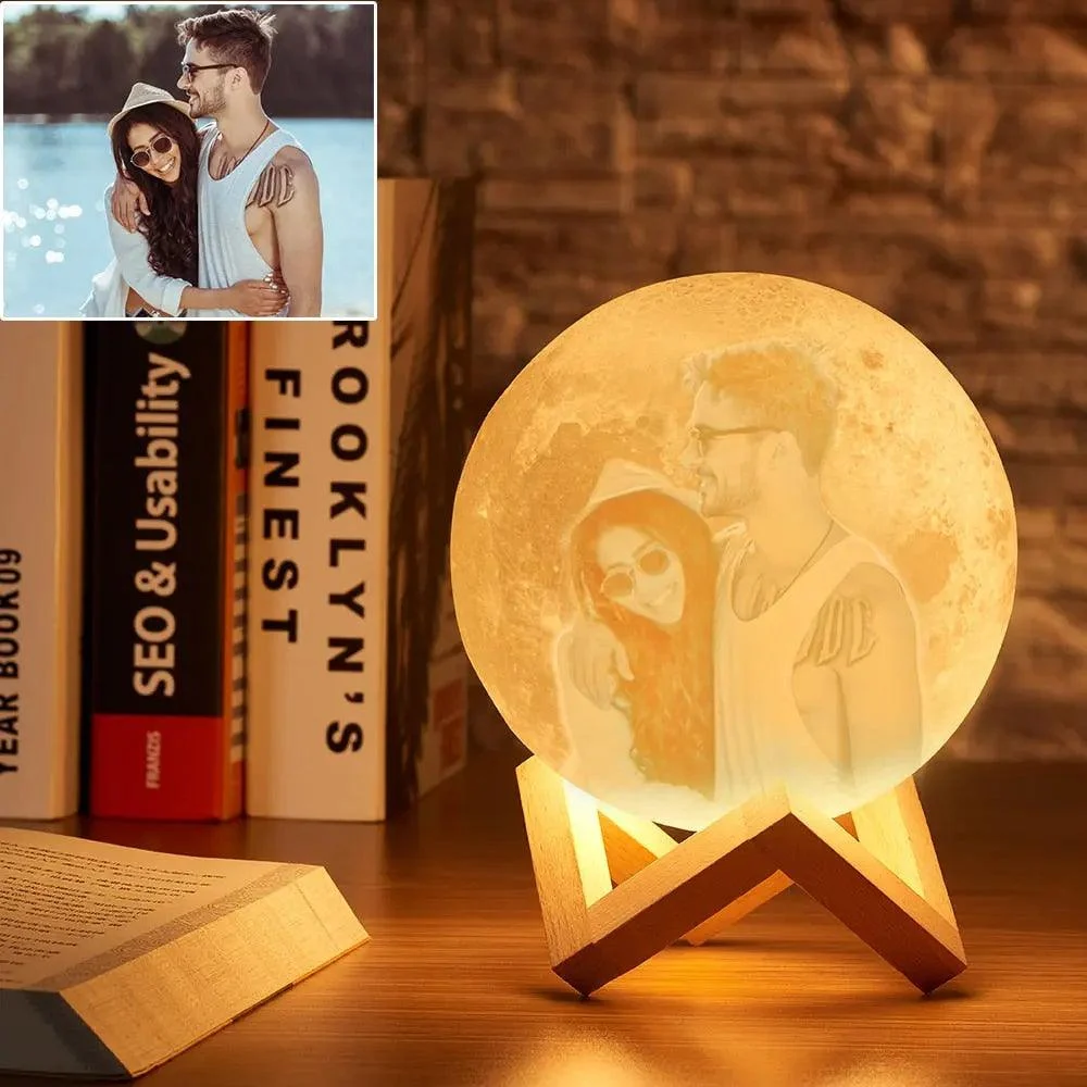 Custom Photo Moon Lamp -