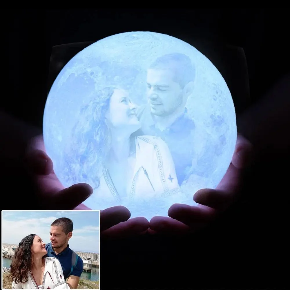Custom Photo Moon Lamp -