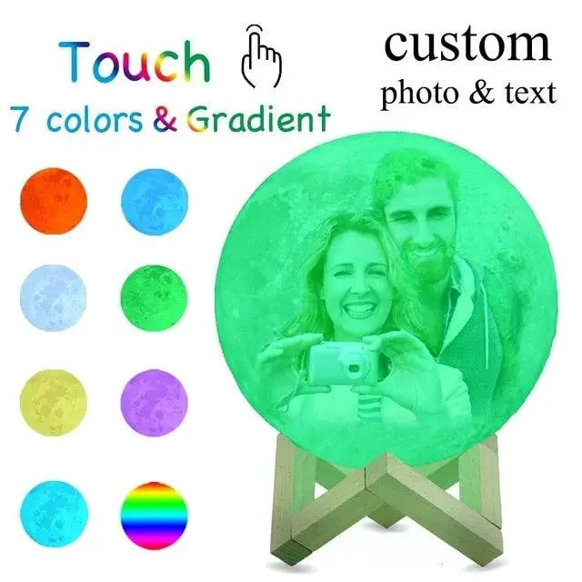 Custom Photo Moon Lamp -