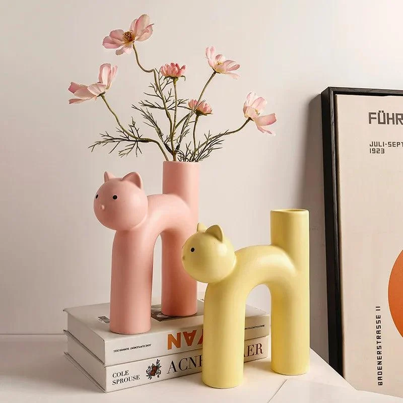 Cute-Cat-Vase-Cathead-H-shaped-Tube-Vase-Flower-Arrangement-Hydroponics-Accessories-Home-Furnishing-Decoration-Vases_30b2e308-c720-4aa4-af27-8c48acdeea86 PurrPose - H-shaped flower vase for cats - ISTANBULLU LTD