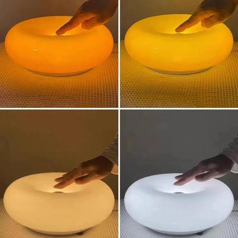 CuteDonutGlassWallLampLEDTouchWallSconce-Homdiy Cutedonutglasswalllampledtouchwallsconce Homdiy