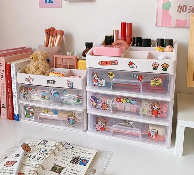 Cute_Aesthetic_Desk_Organizer_with_Transparent_Drawers_-_-4172678 Cute Aesthetic Desk Organizer with Transparent Drawers -