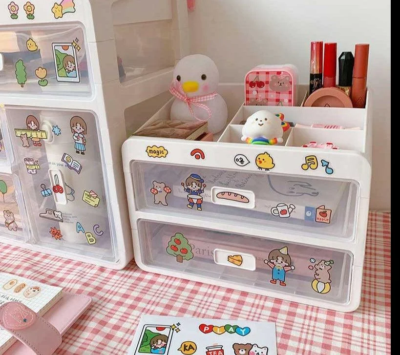Cute_Aesthetic_Desk_Organizer_with_Transparent_Drawers_-_-4172773 Cute Aesthetic Desk Organizer with Transparent Drawers -