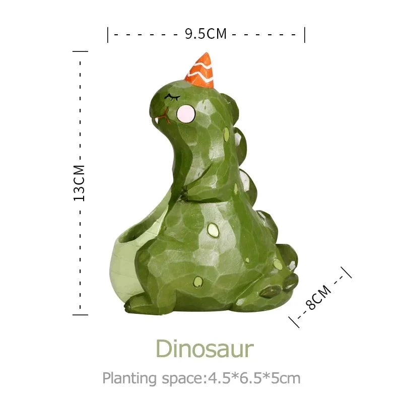 Cute Animal Flower Pots for Succulents: Charming Home Décor Delights -