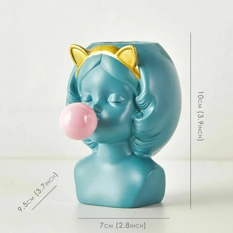 Cute_Bubblegum_Girl_Ceramic_Face_Vase_-_-4173256 Cute Bubblegum Girl Ceramic Face Vase -