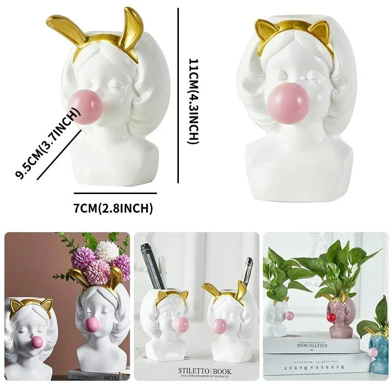 Cute_Bubblegum_Girl_Ceramic_Face_Vase_-_-4173358 Cute Bubblegum Girl Ceramic Face Vase -