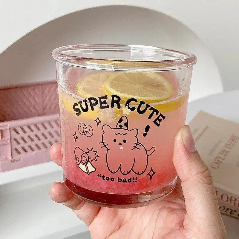 Cute Cartoon Animal Glass Cup -  - #tag1#