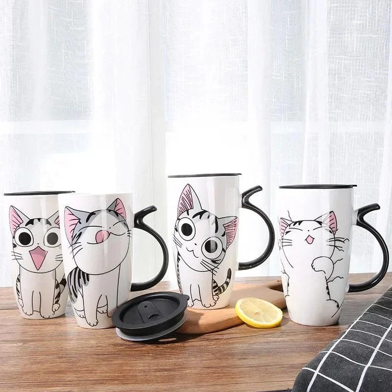 Cute_Cat_Ceramic_Coffee_Mug_Large_Capacity_-_-4173507 Cute Cat Ceramic Coffee Mug: Large Capacity -