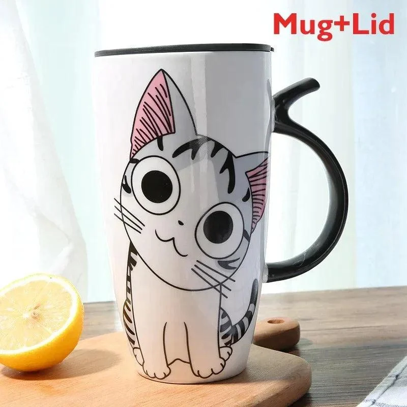 Cute_Cat_Ceramic_Coffee_Mug_Large_Capacity_-_-4173516 Cute Cat Ceramic Coffee Mug: Large Capacity -