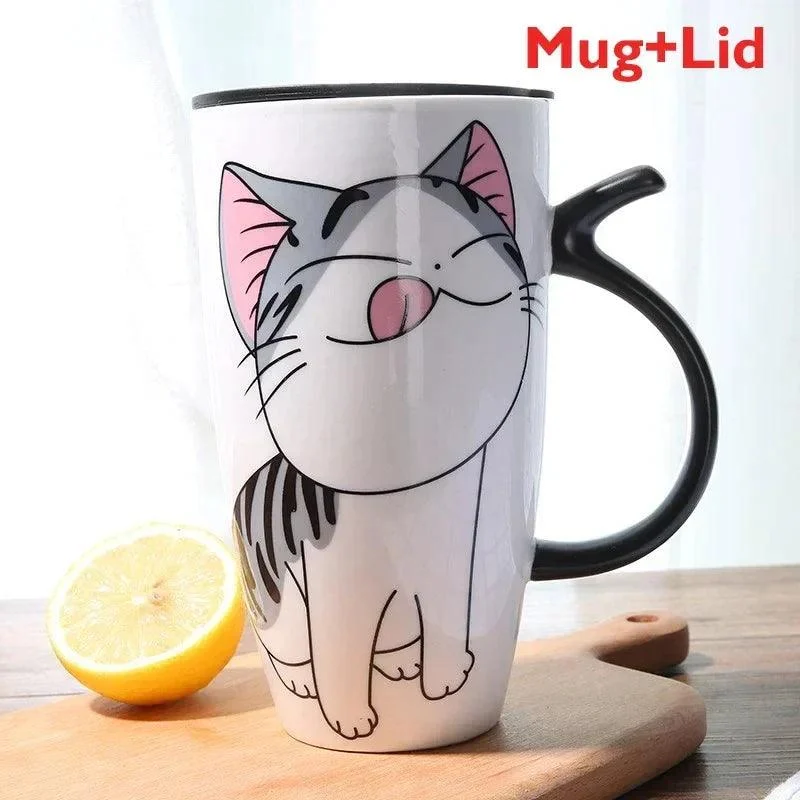 Cute_Cat_Ceramic_Coffee_Mug_Large_Capacity_-_-4173524 Cute Cat Ceramic Coffee Mug: Large Capacity -