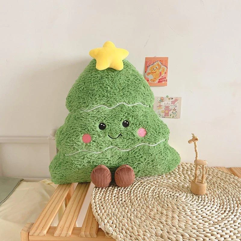 Cute Christmas Tree Doll Plush Toy Cushion - - #tag1#