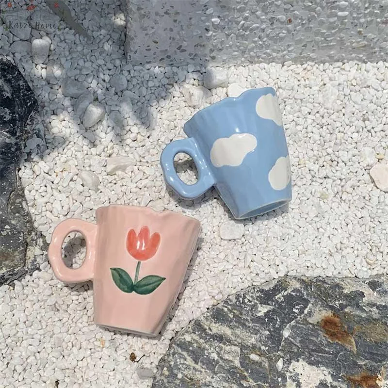 Cute_Cloud_Bear_Tulip_Orange_Checkered_Aesthetic_Mugs_-_-4174021 Cute Cloud Bear Tulip Orange Checkered Aesthetic Mugs -