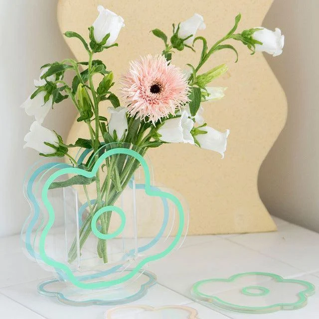 Cute_Floral_Acrylic_Vase_-_-_tag1_-4196049 Cute Floral Acrylic Vase - - #tag1#