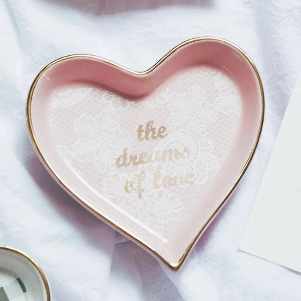 Cute_Heart_Shape_Ceramic_Dish_Pink_Love_Bowl_-_-4174663 Cute Heart Shape Ceramic Dish: Pink Love Bowl -
