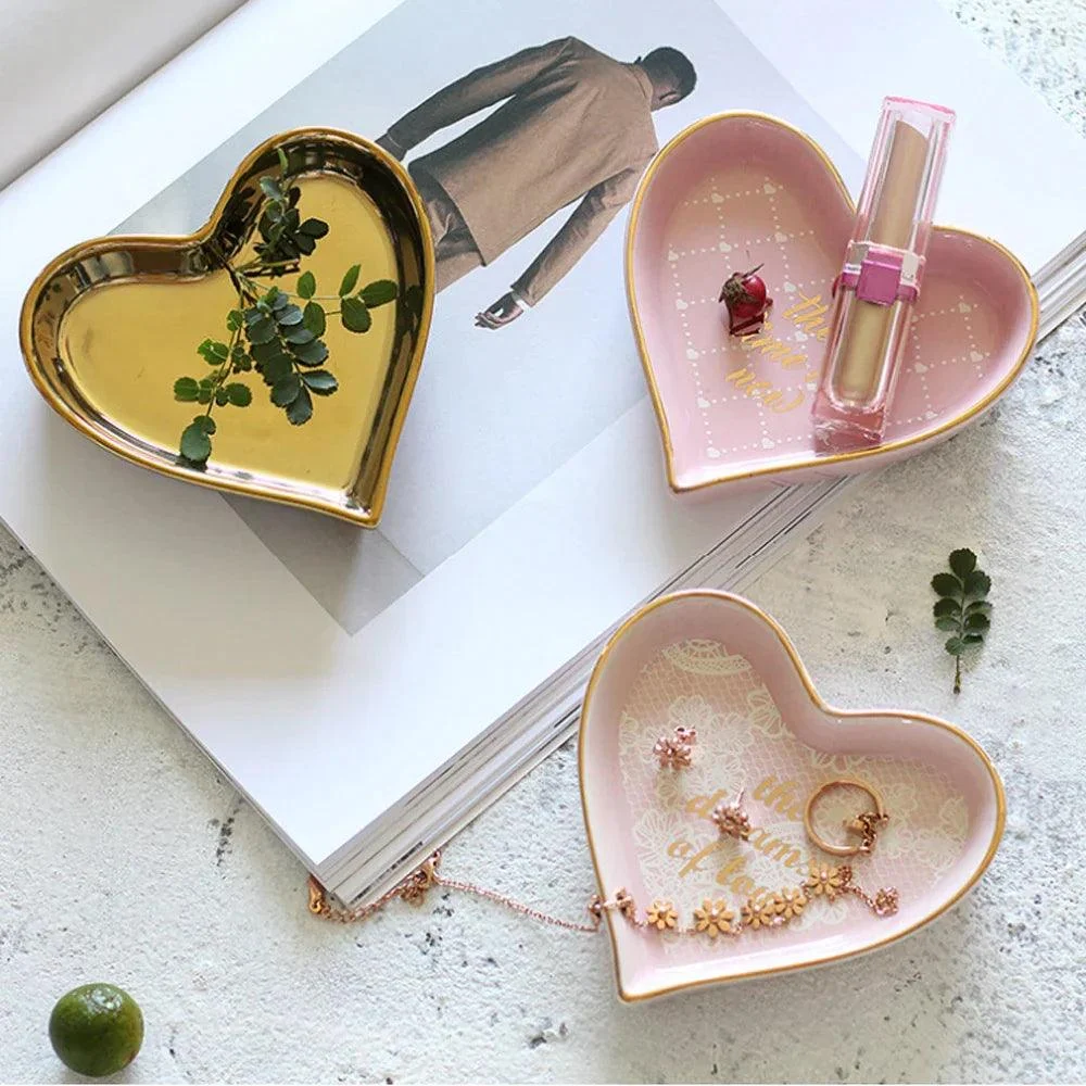 Cute_Heart_Shape_Ceramic_Dish_Pink_Love_Bowl_-_-4174682 Cute Heart Shape Ceramic Dish: Pink Love Bowl -