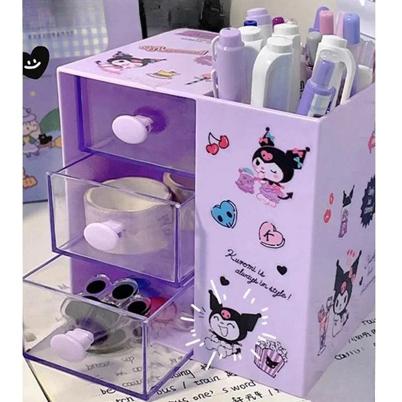 Cute Kawaii Sanrio Drawer Pen Holder Organizer -