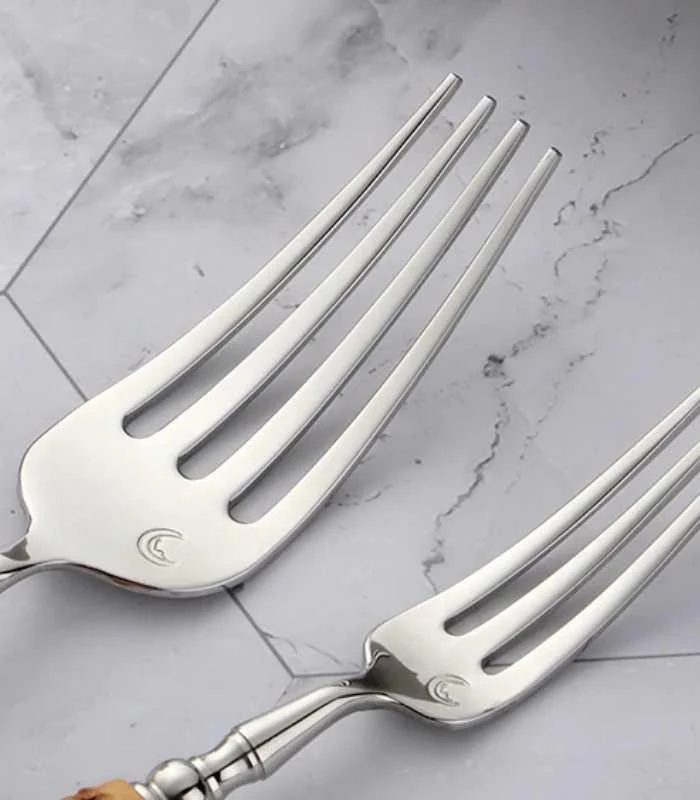 Cutlery_Set_Natural_Bamboo_Handle_304_Stainless_Steel_Silver_-_-_tag1_-4190758 Cutlery Set Natural Bamboo Handle 304 Stainless Steel Silver - - #tag1#