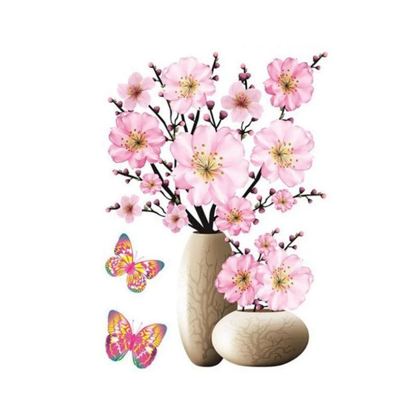 DIY_Plant_Vase_3D_Stereo_Stickers_Self-Adhesive_-_-_tag1_-4201167 DIY Plant Vase 3D Stereo Stickers Self-Adhesive - - #tag1#