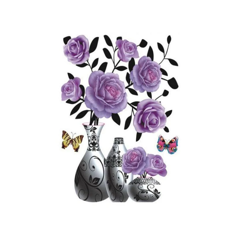 DIY_Plant_Vase_3D_Stereo_Stickers_Self-Adhesive_-_-_tag1_-4201179 DIY Plant Vase 3D Stereo Stickers Self-Adhesive - - #tag1#