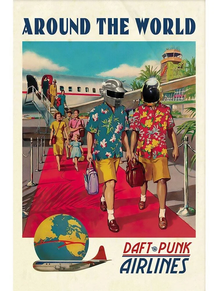 Daft_Punk_Band_Around_The_World_Canvas_Poster_-_-_tag1_-4196446 Daft Punk Band 'Around The World' Canvas Poster - - #tag1#
