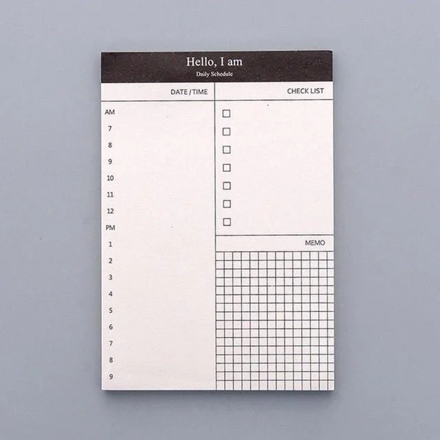 Daily Planning Checklist -  - #tag1#