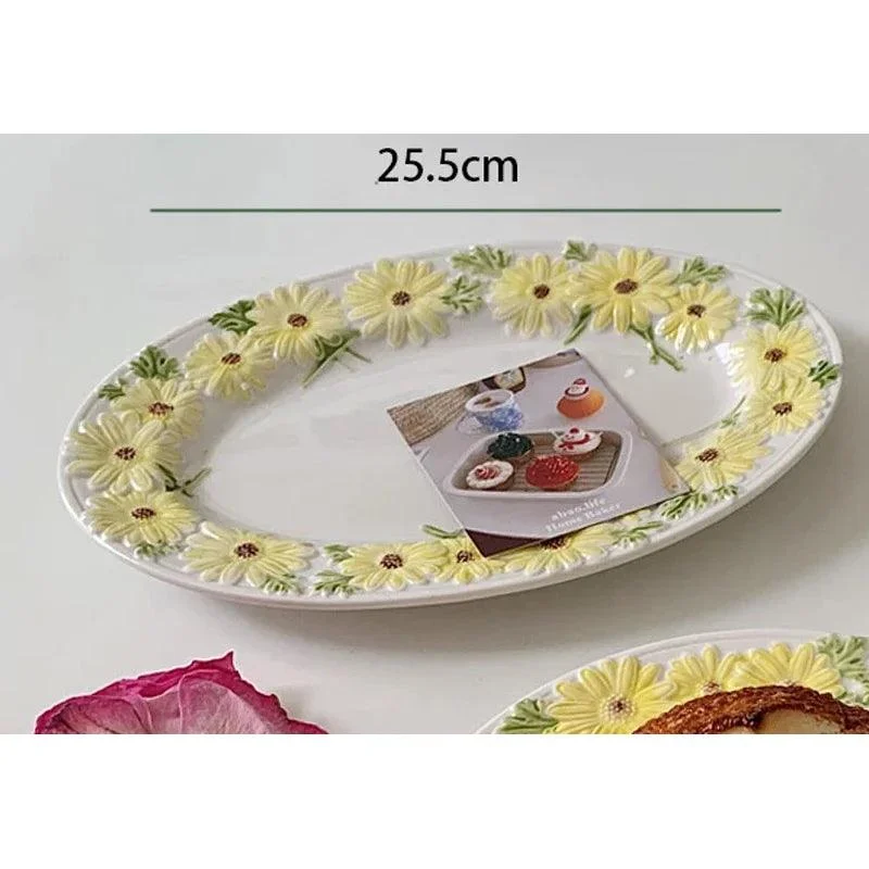 Daisy_Dinnerware_Set_Underglaze_Ceramic_Plates_-_-4176335 Daisy Dinnerware Set Underglaze Ceramic Plates -