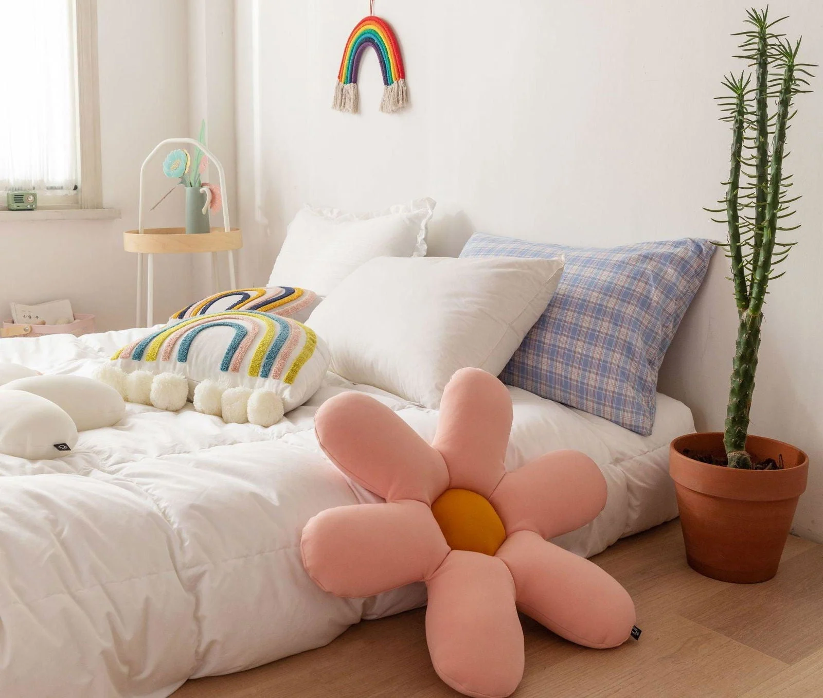 Daisy_Flower_Decorative_Cute_Cushion_Pillow_-_-_tag1_-4196569 Daisy Flower Decorative Cute Cushion Pillow - - #tag1#