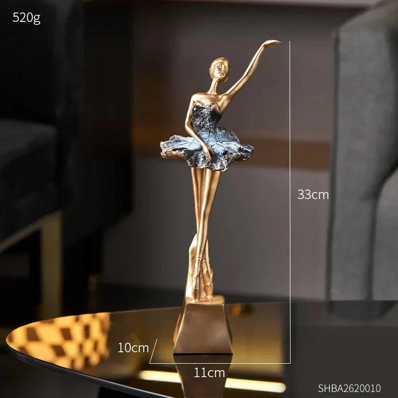 Dancing Girl Resin Statue -