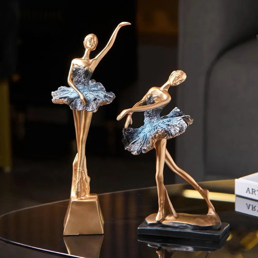Dancing Girl Resin Statue -