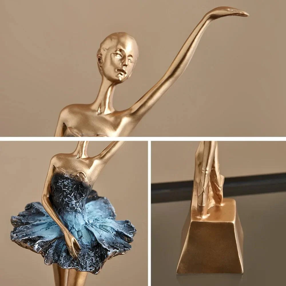 Dancing Girl Resin Statue -