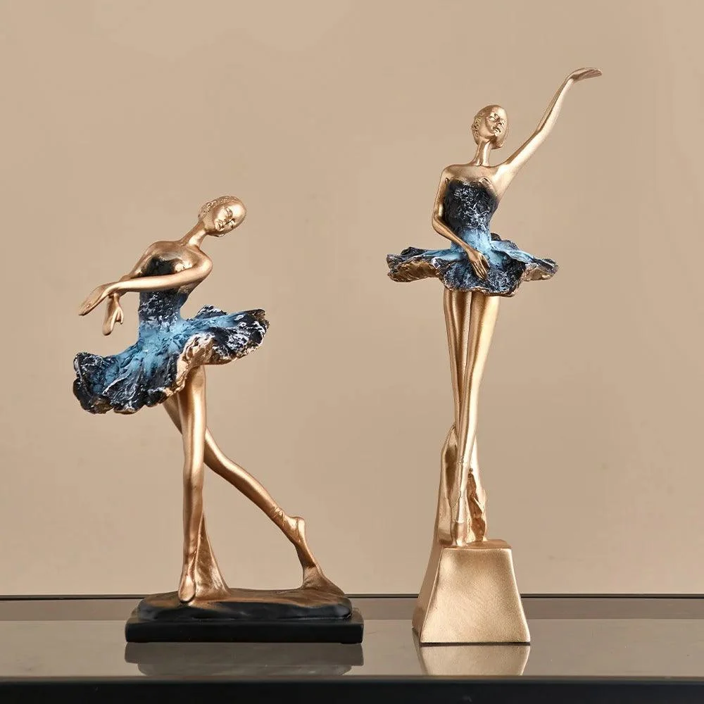 Dancing Girl Resin Statue -