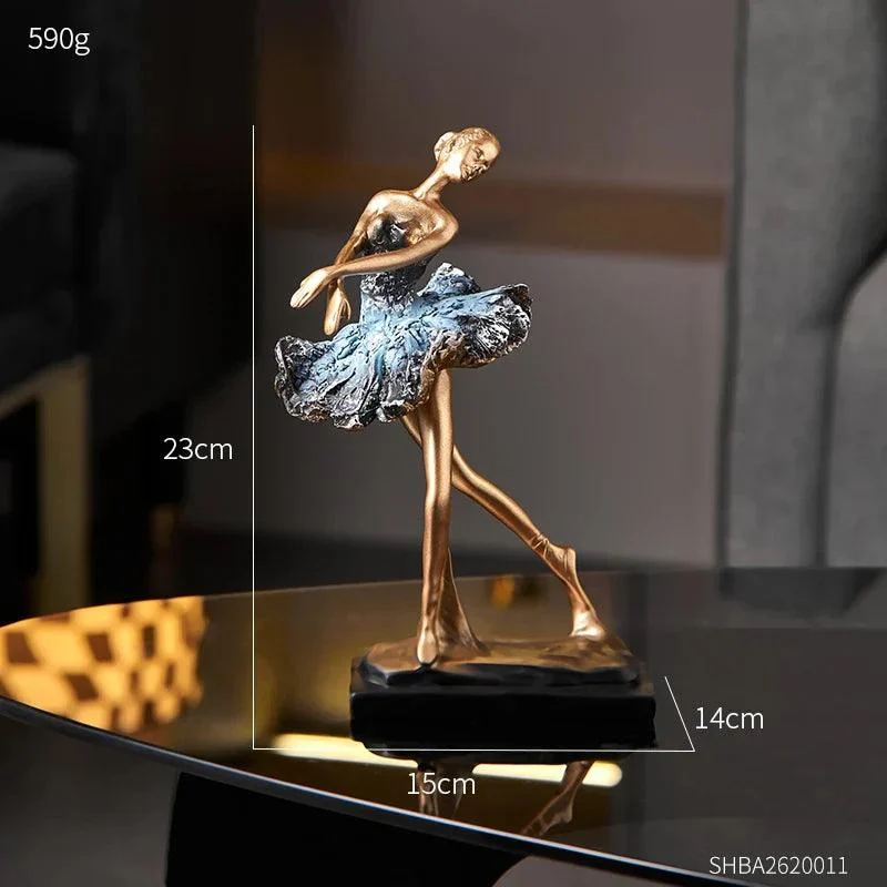 Dancing Girl Resin Statue -