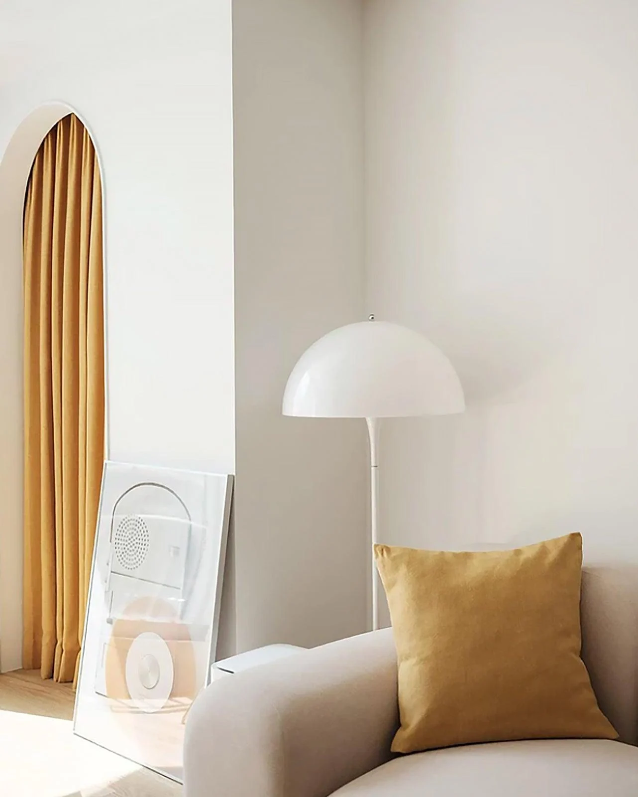 Danish_Mid-Century_Modern_White_Mushroom_Floor_Lamp_-_-4176852 Danish Mid-Century Modern White Mushroom Floor Lamp -