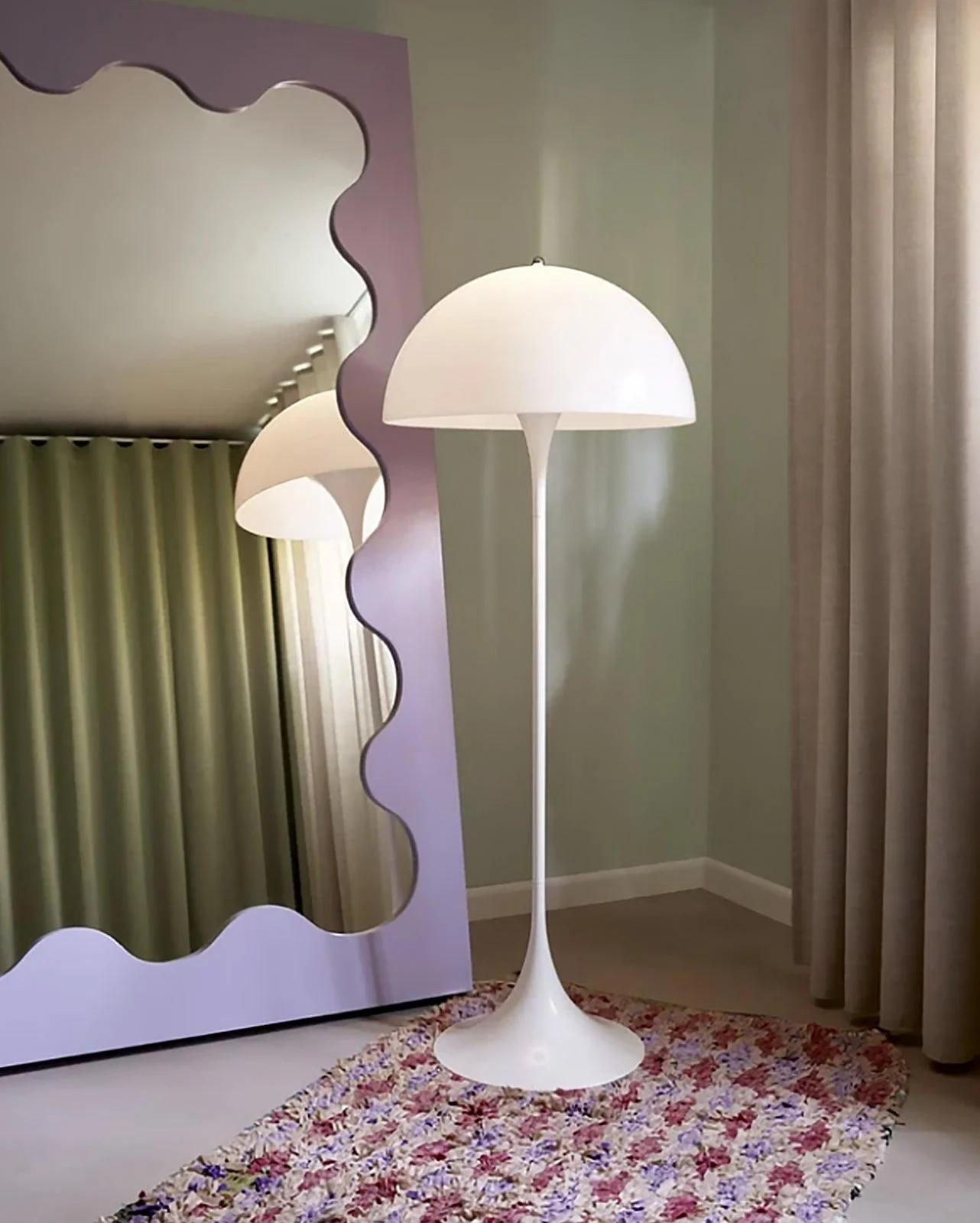 Danish_Mid-Century_Modern_White_Mushroom_Floor_Lamp_-_-4176857 Danish Mid-Century Modern White Mushroom Floor Lamp -