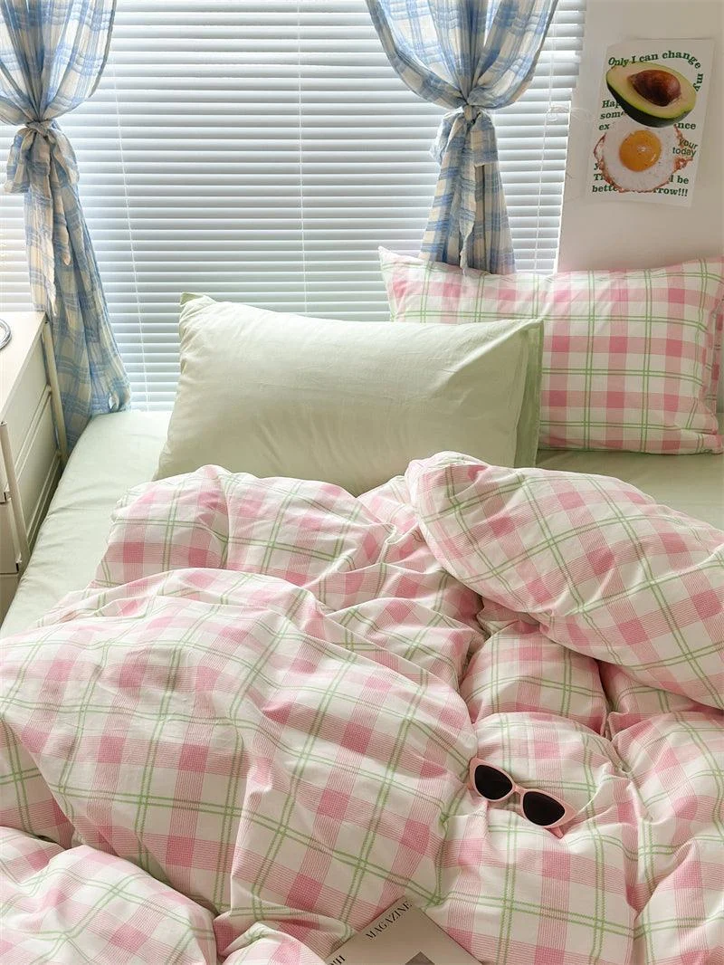 Danish_Pastel_Plaid_Bedding_Set_-_-_tag1_-4196914 Danish Pastel Plaid Bedding Set - - #tag1#