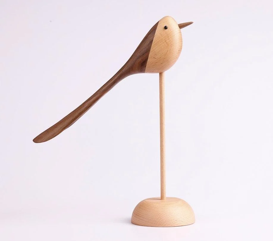Danish Wooden Birds -