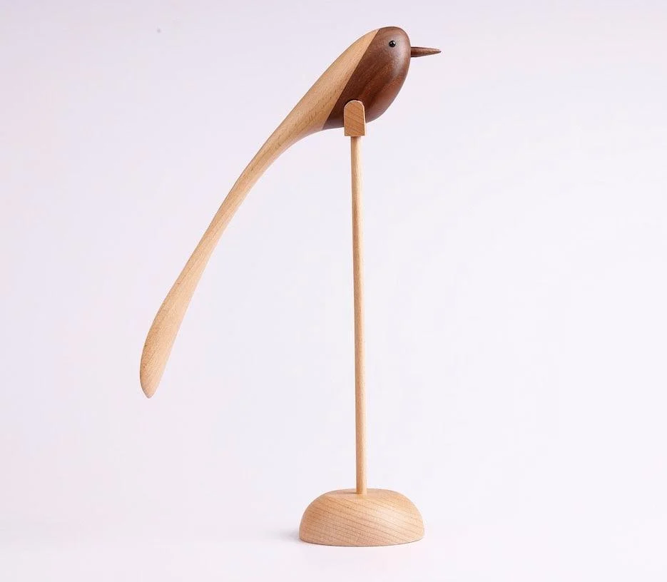 Danish Wooden Birds -