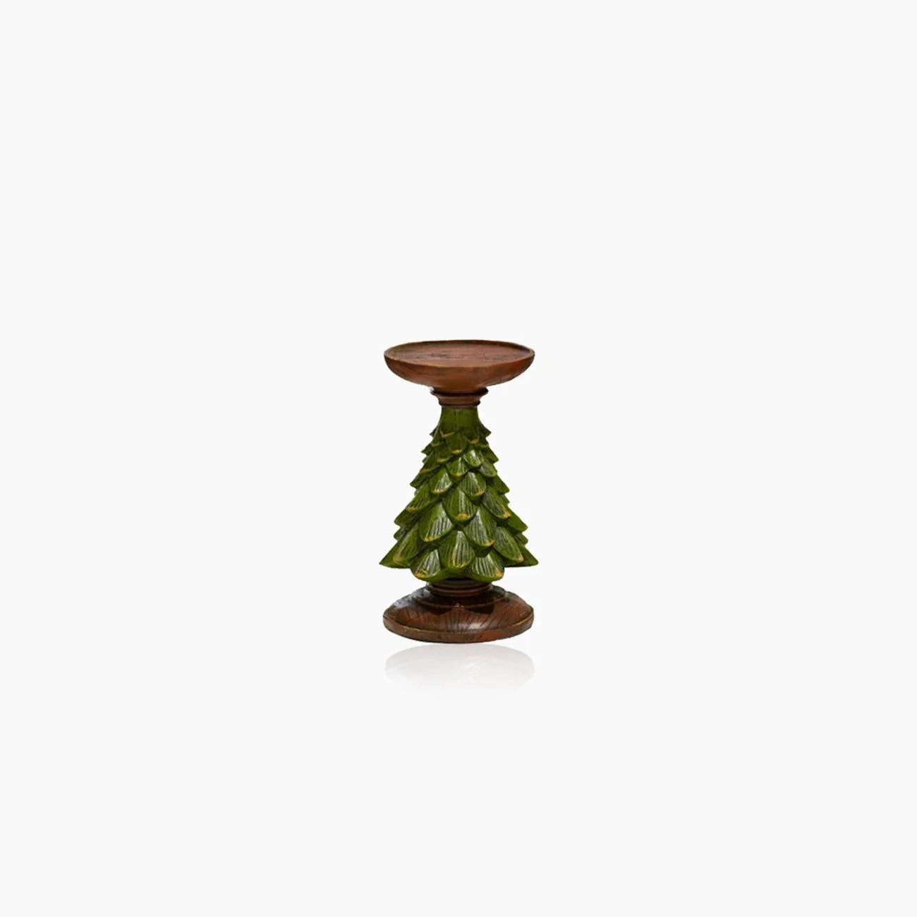Dark_Green_Christmas_Tree_Candle_Holder_-_-4177033 Dark Green Christmas Tree Candle Holder -
