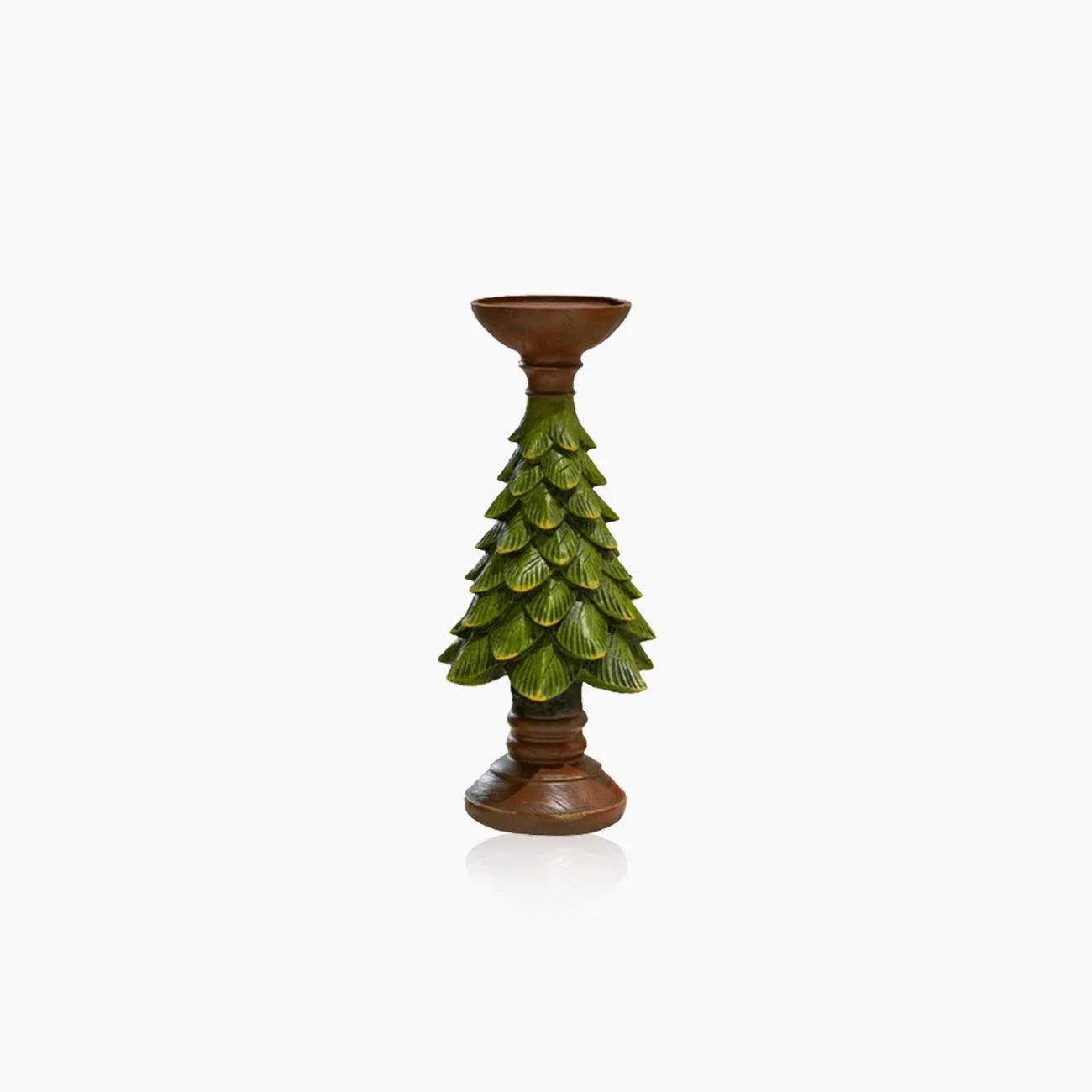 Dark_Green_Christmas_Tree_Candle_Holder_-_-4177038 Dark Green Christmas Tree Candle Holder -