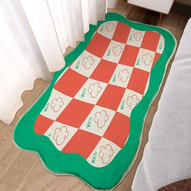 Decorative Colourful Thickened Living Room Rug - - #tag1#
