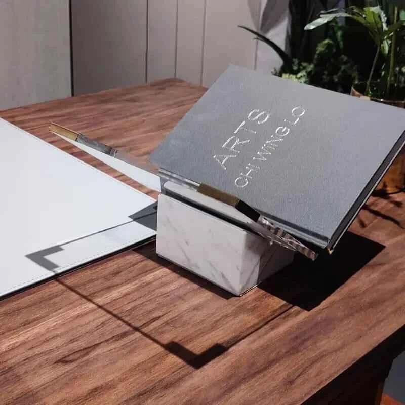 Decorative_Desktop_Book_Stand_Marble_and_Acrylic_2.6_kg_-_-_tag1_-4192626 Decorative Desktop Book Stand Marble and Acrylic 2.6 kg - - #tag1#