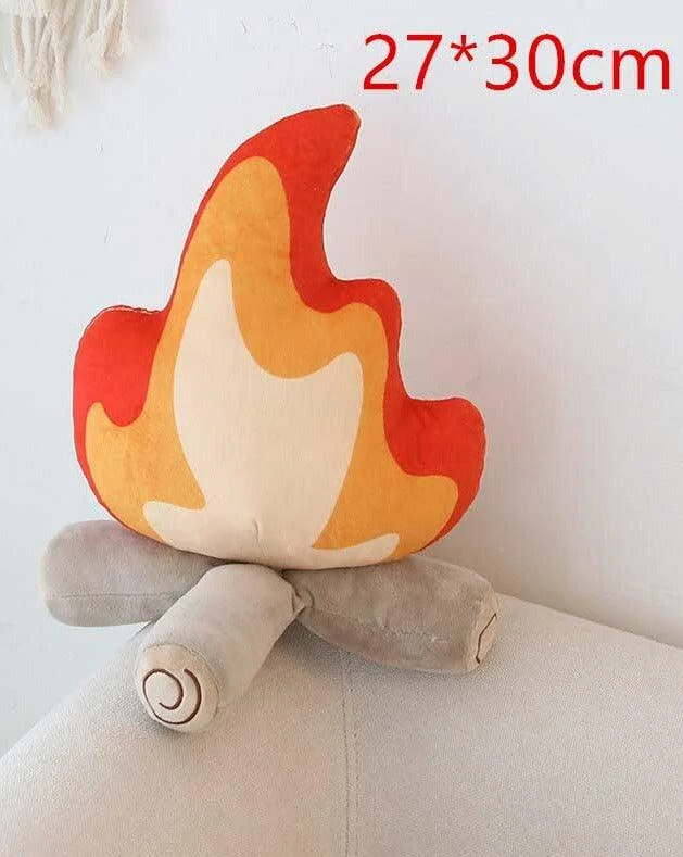 Decorative Plush Fire Pillows -