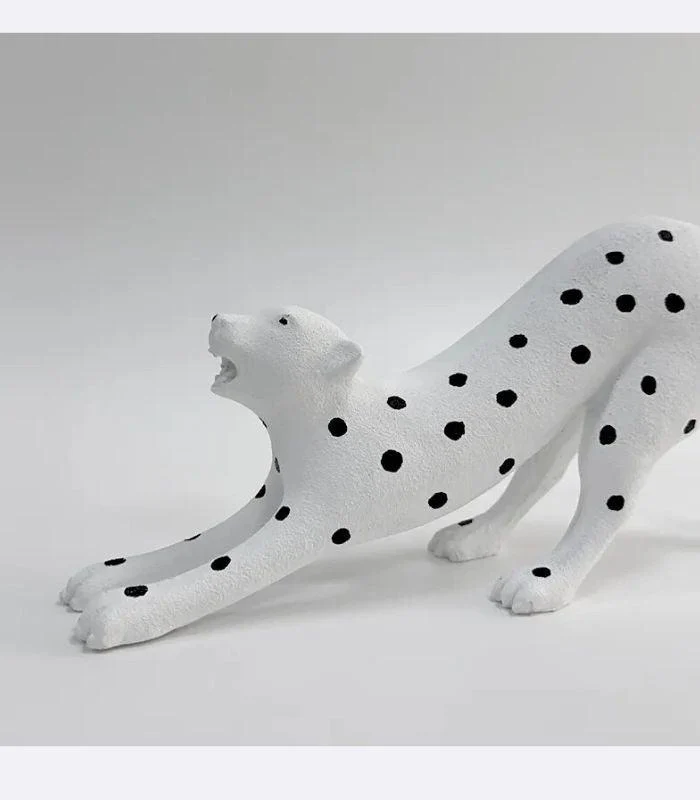 Decorative_Sculpture_Leopard_White_Resin_-_-_tag1_-4193047 Decorative Sculpture Leopard White Resin - - #tag1#