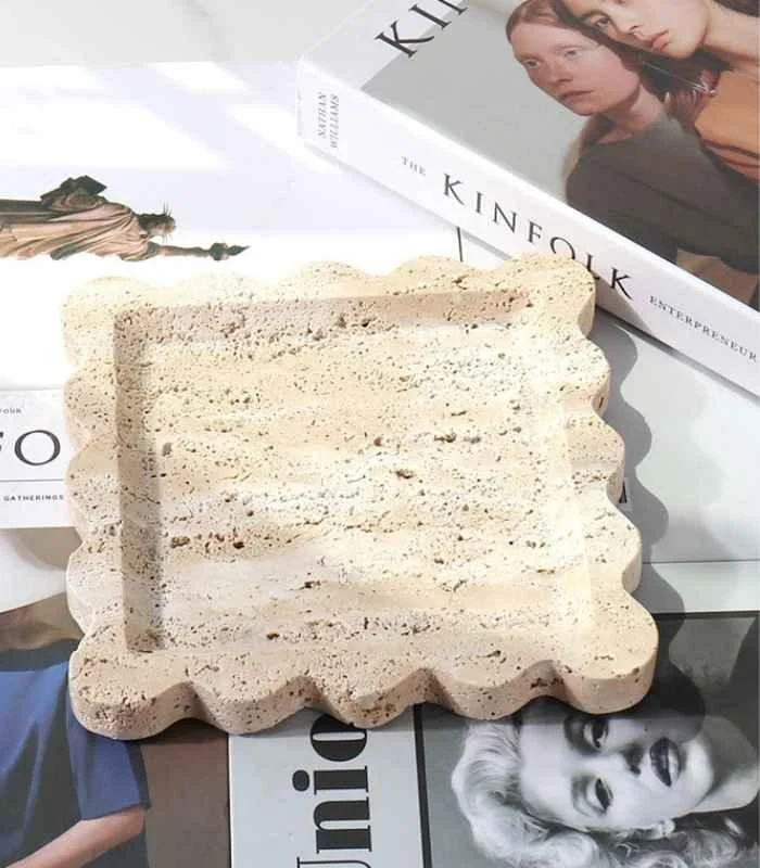 Decorative_Tray_Beige_Stone_Travertine_Square_20_cm_-_-_tag1_-4193160 Decorative Tray Beige Stone Travertine Square 20 cm - - #tag1#