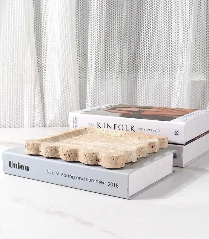 Decorative_Tray_Beige_Stone_Travertine_Square_20_cm_-_-_tag1_-4193171 Decorative Tray Beige Stone Travertine Square 20 cm - - #tag1#